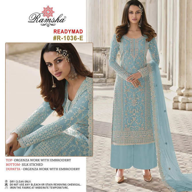 Ramsha R 1036 Readymade Designer Pakistani Suit
